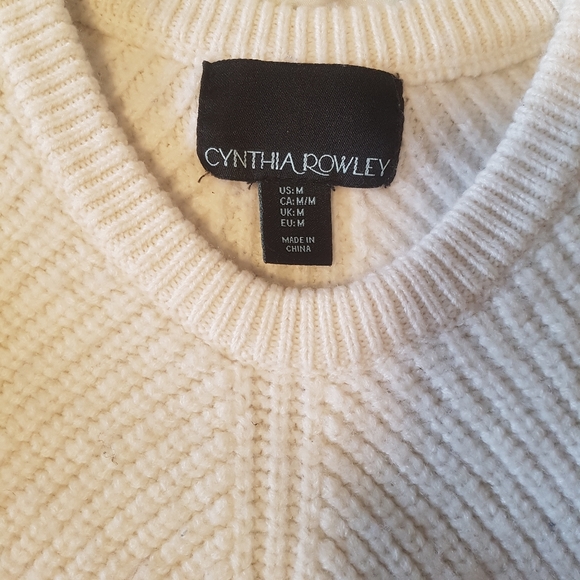 SOLD- Cynthia Rowley Highwaisted Sweater - Picture 4 of 7
